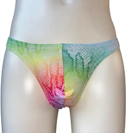 LekkerStout Multicolor Heren Tanga - Elastische String - Sexy Mannen Ondergoed - Maat M | LS215 — thumbnail 1
