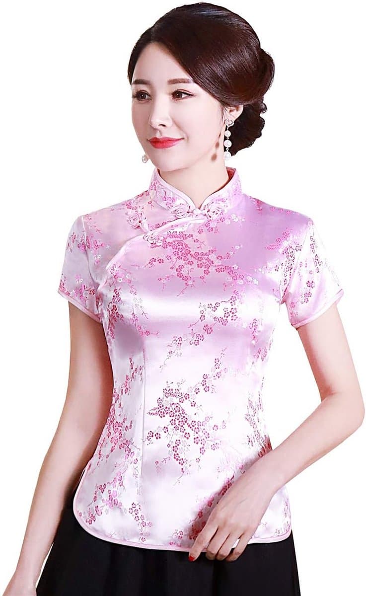 Elegante Cheongsam-top voor dames met Chinese stijl — afbeelding 1