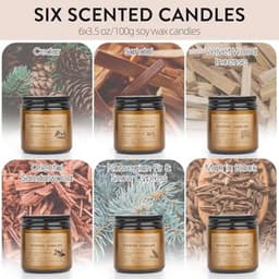 Cadeauset van 6 Geurkaarsen in Glas voor Dames en Heren — thumbnail 3