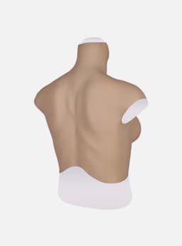Siliconen Borsten- plus size L XL Borstprothese-Nep borsten- C cup- Cosplay- Travestie-Transgender-Crossdresser-Travestiet-100% siliconen-Breastplate- Oil Free- Non sticky- — thumbnail 2