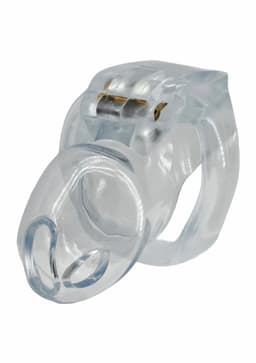 Peniskooi Clear Control Cock Cage Regular - Kuisheidskooi - Transparant - BDSM - 4 Maten Cockringen — thumbnail 1
