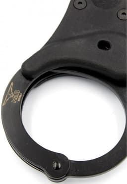 Mister B Cuff Double Lock Rigid Steel Politiehandboeien - Zwart — thumbnail 3