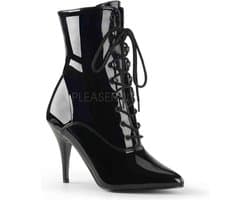 EU 37 = US 7 | VANITY-1020 | 4 Lace-Up Ankle Boot, Side Zip
