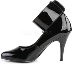 EU 38 = US 8 | VANITY-434 | 4 Pump W/ Locking Ankle Cuff & Padlocks — thumbnail 3