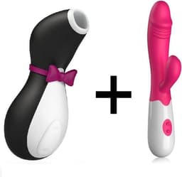 Satisfyer Pro Penguin met Easylove Tarzan Vibrator Combinatie Voordeel Set — thumbnail 1