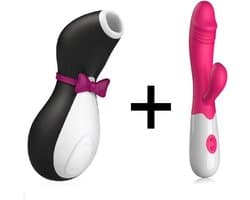 Satisfyer Pro Penguin met Easylove Tarzan Vibrator Combinatie Voordeel Set