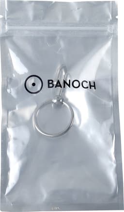 Banoch - Spermstopper Basic 25 mm - penisplug - metaal - sperma stopper eikelring — thumbnail 5