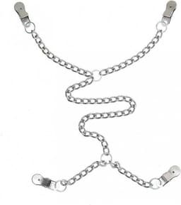 Rimba Bondage Play - Tepel En schaamlip klemmen Met Ketting — thumbnail 1