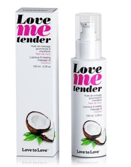 Love me Tender - Verwarmende Massageolie - Coconut — thumbnail 2