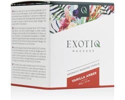 Exotiq - Massagekaars - Vanille Amber - 60g - Massage - Massage Kaars - Massage Kaarsen Erotisch - BDSM