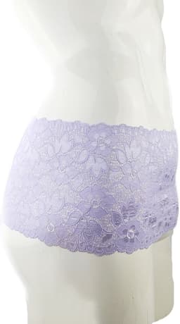 BamBella® Slip Paars lila open kruis kant voor mannen - S/M - doorzichtig Erotische onderbroek Sexy Lingerie Heren - Zwart mannen ondergoed slip — thumbnail 5