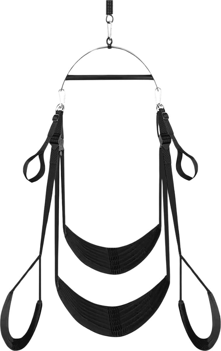 Sex Schommel - Sex Swing Extra Stevig – Seksschommel – Seksspeeltjes voor Koppel – Seks Schommel BDSM – Erotiek Toys - Sex Sling – Love Swing – Discreet Verpakt – Zwart — afbeelding 1