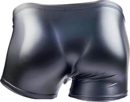BamBella ® - Boxer short - Maat S- MAT glans - Zwart BDSM kleding kruisloos open kruis erotische heren kleding — thumbnail 4