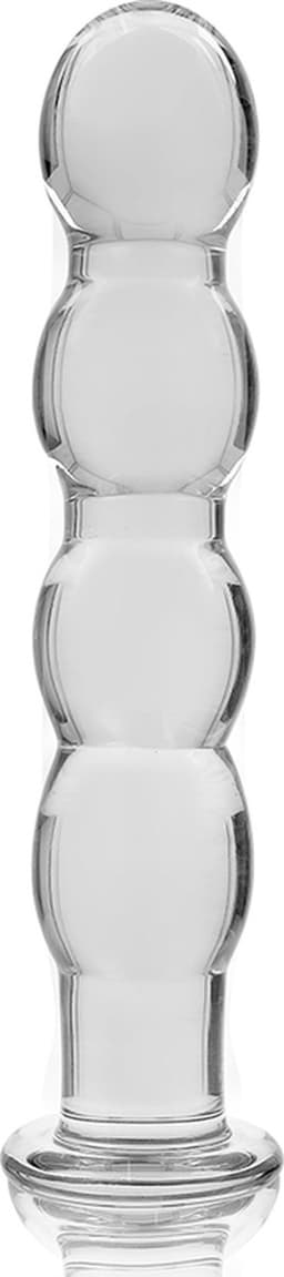 NEBULA SERIES BY IBIZA - MODEL 10 DILDO BOROSILICATE GLASS 16.5 X 3.5 CM CLEAR | ANALE PLUG | BUTTPLUG | GLAS ANALE PLUG | SEX TOYS VOOR VROUWEN | SEX TOYS VOOR MANNEN | SEX TOYS VOOR KOPPELS — thumbnail 4