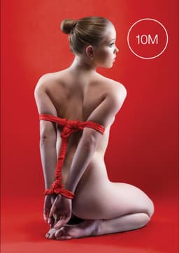 Ouch! Japanse Bondage Touw voor Stoute Spellen - 10m - Rood — thumbnail 1
