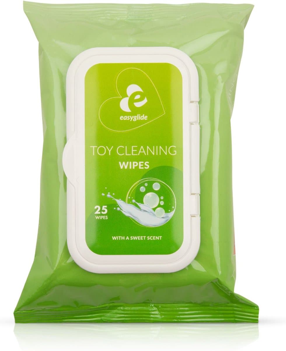 EasyGlide Toy Cleaning Doekjes - 25 doekjes - reinigingsdoekjes - toy cleaner - toycleaners - toy cleaner sextoys - toy reiniger - schoonmaakmiddelen - schoonmaak — afbeelding 1