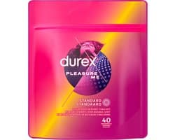 Durex - Condooms - Pleasure me 40st x2 - Voordeelverpakking