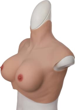 Siliconen Borsten- plus size L XL XXL Borstprothese-Nep borsten- D cup- Cosplay- Travestie-Transgender-Crossdresser-Travestiet-100% siliconen-Breastplate — thumbnail 3