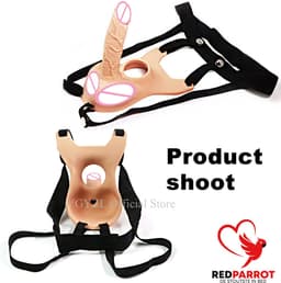 Strap-on dubbele penetratie - Voorbinddildo - Anaal en vaginaal — thumbnail 2