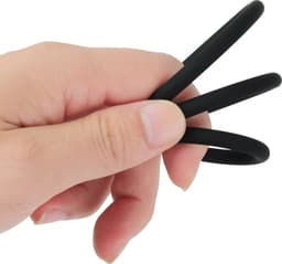 Banoch | Cockring set 11 delig | zwart siliconen en verstelbaar | diameter Ø 25/28/30/32/40/45/50 mm — thumbnail 3