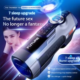 Leten Automatische Masturbator Future Thrusting - Sextoy voor mannen - Oplaadbaar - Met Verwarmingsmodus — thumbnail 3