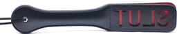 Spanking Paddle Slut - SM attribuut - Hoogwaardig kwaliteit - Voor volwassenen - Zwart - Kunststof - Spannend voor koppels - Sex speeltjes - Sex toys - Makkelijk in gebruik - Erotiek - Bondage - Sexspelletjes voor mannen en vrouwen — thumbnail 5