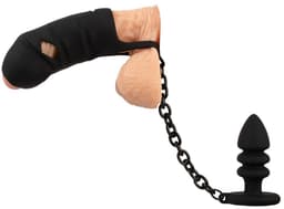 Black Velvets - Peniskooi met butt plug — thumbnail 3