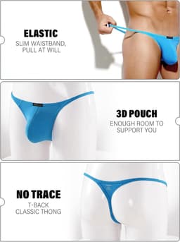 Heren Tanga Slip Sexy en Comfortabel Ondergoed — thumbnail 2