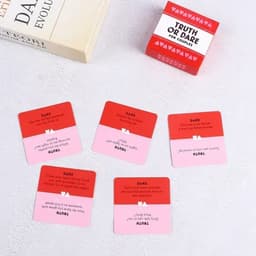 51 Stuks Waarheid of Durf Kaarten voor Koppels – Sexy Engelse Versie – Bordspel, Dating Spel, Romantisch en Spannend Spel voor Koppels — thumbnail 3