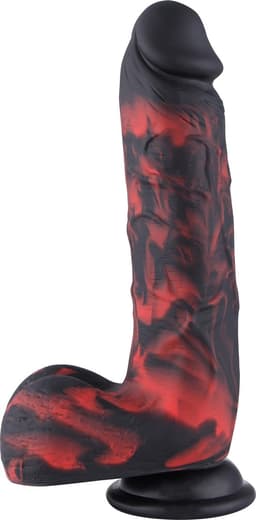 Spuitende Fantasy Dildo KlicLok® en Zuignap 21 cm inclusief glijmiddel launcher — thumbnail 2