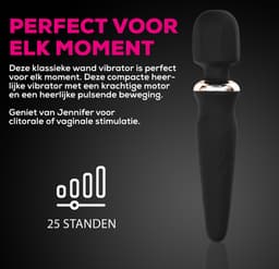 Bloosy Love® Jennifer Wand Vibrator Seksspeeltjes - Waterdicht & Super krachtig - Clitoris Stimulator & G Spot Vibrator - Vibrators voor Vrouwen - Vibrators - Sex Toys voor Koppels - Seks Speeltjes - Seks Toys voor Vrouwen - Vibrator — thumbnail 5