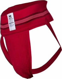 MM Sports The Original No. 10 Swimmer/Jogger Jockstrap 3 inch Red - MAAT S - Heren Ondergoed - Jockstrap voor Man - Mannen Jock — thumbnail 1