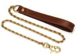 Liebe Seele - The Equestrian Leather Collar And Leash - Leren Halsband Met Ketting — thumbnail 3