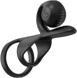 JOVI - Dual Couples Ring Stimulator - Black — thumbnail 5