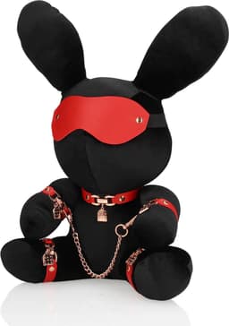Konijnen Bondage - Velvet - Groot - Zwart — thumbnail 2