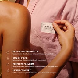 LELO HEX – Ultradun Condooms – Luxe – Glijmiddel – 36-Pack — thumbnail 3