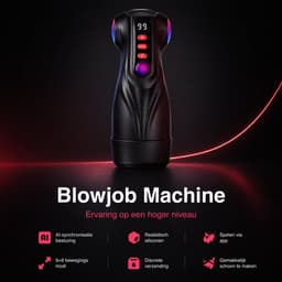 Jespro automatische Blowjob Simulator - Met 3 opzetstukken - 18 standen - Masturbator voor man - Voor mannen elektrisch - Sex toys - Penis vibrator - Vagina - Pocket pussy — thumbnail 2
