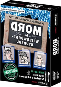 Moordspel - Krimispel - Avondje uit - Inclusief kookboek - 17.3 cm x 21.5 cm - Wit — thumbnail 1