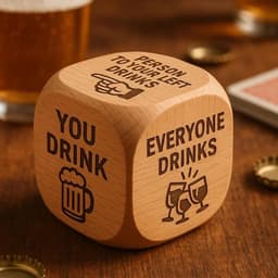 Drinkspellen - Feestspel Hout - Entertainment Feesten - Interactief Bord - 5 cm - Houtkleur — thumbnail 2