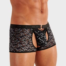 WOH heren microfiber trunk string pure seduction zwart — thumbnail 5