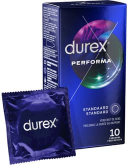 Durex - Condooms - Performa met vertragend effect - 10st x4 - Voordeelverpakking — thumbnail 3