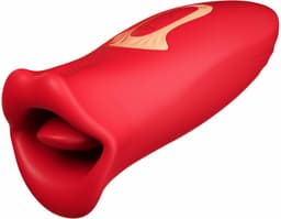 Desiredrops® - Clitorale Vibrator - Luchtdrukvibrator - Trilt – 5 bijt Standen - 10 Vibrator Standen– Rode Siliconen Vibrator - Bijt-Zuig -Clitoris Stimulator – Intense Sex Orgasme – Seks speeltjes – Cadeau - Vrouw - Voor haar — thumbnail 3