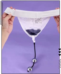 Porno slip voor heren - Inclusief anale plug - 2 Anale kralen - Erotische boxer — thumbnail 4