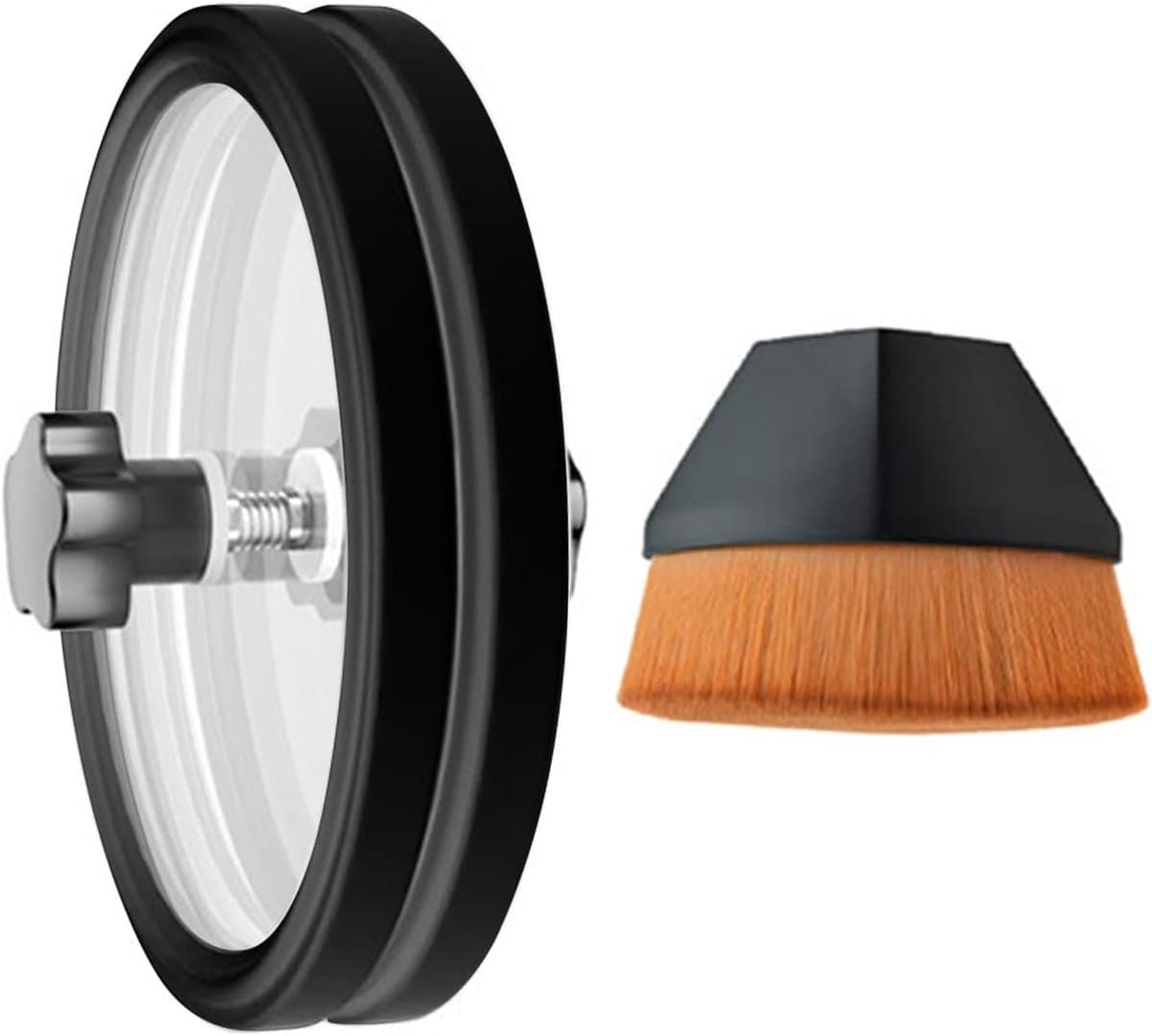 Vinyl Reinigingshulp - Platen Cleaner - Platen Onderhoud - Waterdicht Ontwerp - Voor 7-12 Inch - Zwart — afbeelding 1