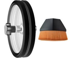 Vinyl Reinigingshulp - Platen Cleaner - Platen Onderhoud - Waterdicht Ontwerp - Voor 7-12 Inch - Zwart