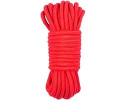 BDSM Bondage Touw - 10 meter - Rood - Geschikt Voor Full Body Bondage - Partner Sub Vastbinden