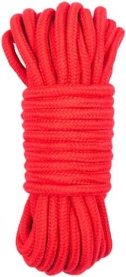 BDSM Bondage Touw - 10 meter - Rood - Geschikt Voor Full Body Bondage - Partner Sub Vastbinden — thumbnail 1