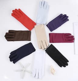 Beschermende Handschoenen Wit - Handschoenen - Eczeemhandschoen - White Gloves - Jewelry Handschoen - Werk Handschoen - Beauty salon handschoenen - Veiligheid Handschoen Lichtgewicht Unisex Zacht MAAT L / 2 Paar ----- XXO® — thumbnail 3