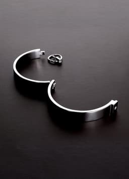 Triune - Classy Slave Collar with Gems - Size: 16 — thumbnail 3