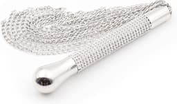 Smart Moves - Kettingen Flogger - Handvat Strass Steentjes - 44 cm - Zilver — thumbnail 5